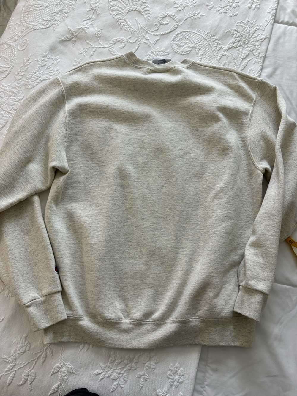Champion Gray Crewneck Sweatshirt with Orange Tennessee Print - Picture 4 of 6